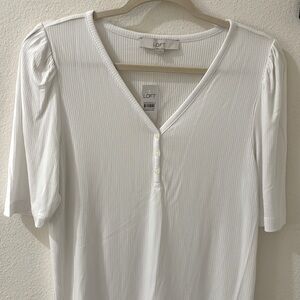 NWT Thin Elbow Length T-Shirt with Slight Puff Shoulder